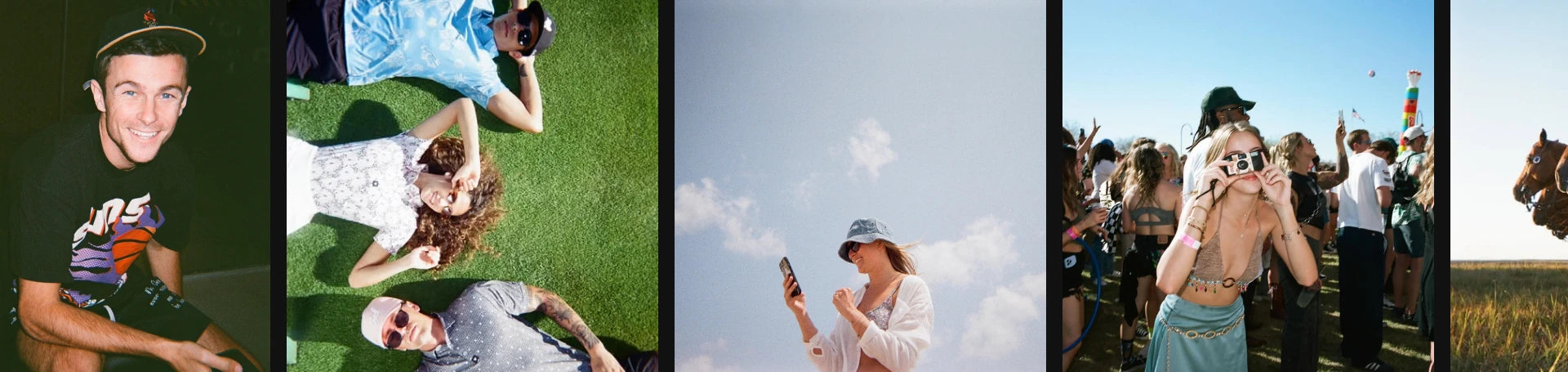 Friends in the sunshine, festivals and everyday moments on film